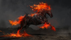 madcat-world:  Ruin, the fiery horse of war - theDURRRRIAN