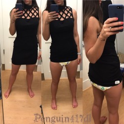 penguin417dl:  Went shopping and tried on big girl clothes! 