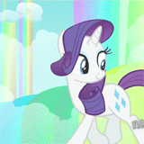awthredestim:  -fluttershy:  rarity in the new episode.  You