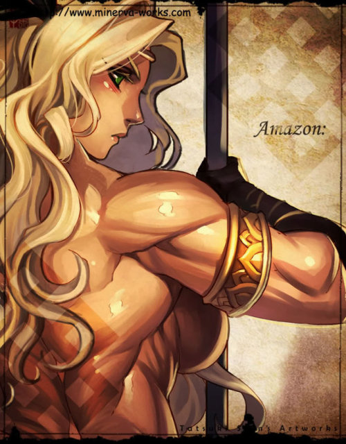 lovelygirlsandgeekystuff:  Okay, I definitely have a crush, dragonâ€™s crown amazon is mha waifuÂ !Whatâ€™s not sexy about a cute blonde with big biceps and a giant axeÂ ? 
