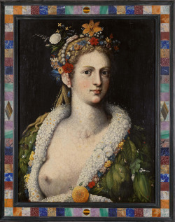 trulyvincent: Giuseppe Arcimboldo (Milán, 1526-1593)Flora meretrix,