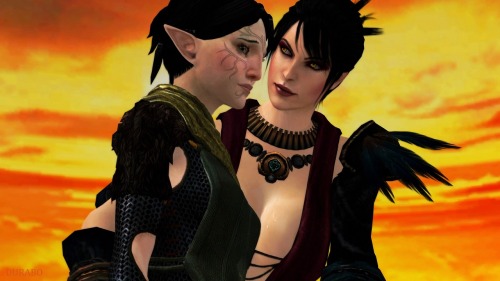 No sex, but I’ve been wanting to get these two together for a while. Bigger version here: http://fc09.deviantart.net/fs71/f/2013/280/0/d/morrigan_and_merrill_by_notsodamndeviant-d6plx30.jpg