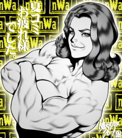 musclegirlart:  FBB by Dairoku Tenma