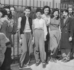 disease:young women from brooklyn protesting their school’s