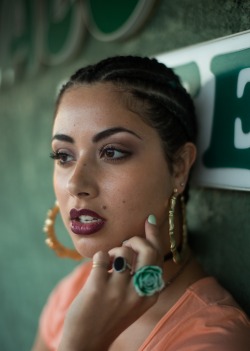 carolsroom:  Love ma flower ring n ma ghetto hoops. Shot by Adam