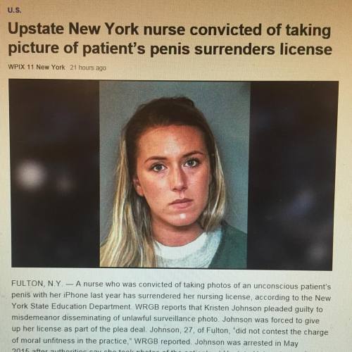 You know what’s really funny about this is that if you replace the headline with New York City teacher sleeps with student you still go oh OK I believe that. #haha #funny #instagood #photosbyphelps  #blondes #penis #selfie