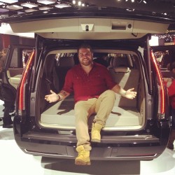 theonlywayoutisin:  Another year. Another #Escalade to sit in!