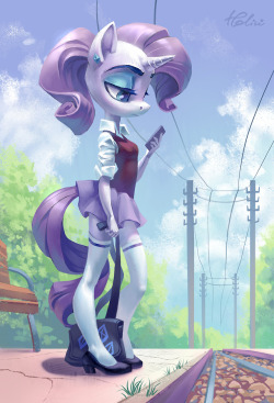 holivi-art: Young Rarity   Redraw my old work    <3 <3