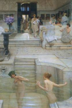 artmastered:  Lawrence Alma-Tadema, A Favourite Custom, 1909,