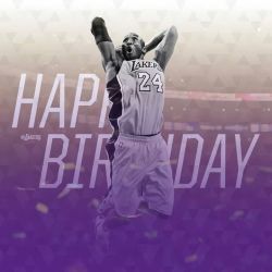 happily-pissed:  Happy birthday Kobe!
