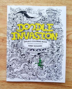 jedavu:  Doodle Invasion: The Highly Detailed Coloring Book That