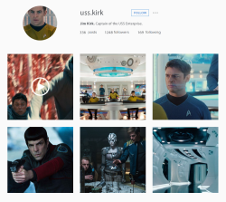 jamest-kirk:  Jim’s Instagram account is 99%   shots of the