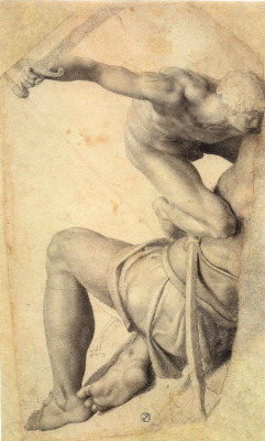 Daniele da Volterra, David and Goliath, c. 1550-6