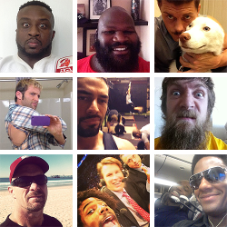 0wenhart:  WWE Superstar selfies.