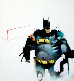 FAT BAT MAN by anthony lister. that’s hot.