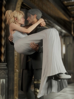 omezamenokoucha:  Noctis and Lunafreya from Final Fantasy XV