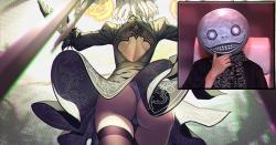 lewdanimenonsense:  Taro Yoko approves. I think. What a glorious