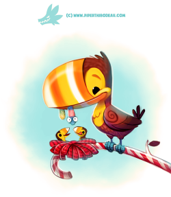 cryptid-creations:  Daily Paint 1294. Toucandy by Cryptid-Creations