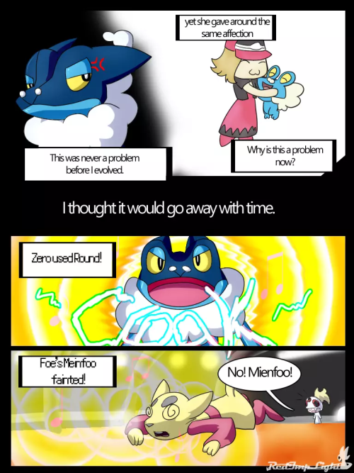 zugly1997:  Part 2/3 The Princess and the Frog  The second part of this funny comic!  embrace-pokemon eropokemonworld pokepornparadise pokeporn247