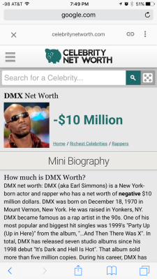 jupitersaurus:  jupitersaurus:  DMX has FIFTEEN kids. I wonder