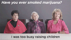 huffingtonpost:  Three Grandmas Smoke Pot For The First Time,