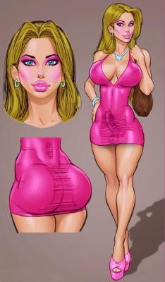 steffimaid:  traci-a:  WHAT’S NOT TO LIKE??  Pink bimbo with