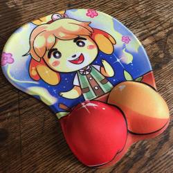 dimplecrossing:  babylonian:  my new mousepad is here 🐶🍎🍊