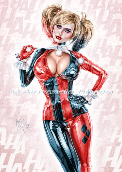 sexysexyart:    Harley Quinn Suicide Squad by Armando Huerta
