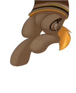 goinasart:  Cute Umber pony bottom half -Original drawing by