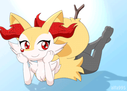 alfa995: Braixen being a cutie~ First time in a while I animate