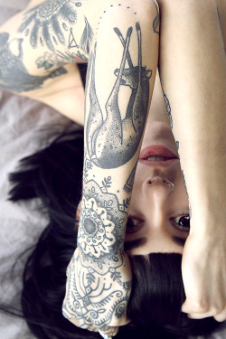counterpart-s:  Tattoo blog  Beautiful lady