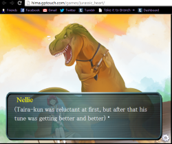 cthonical:  GUYS THERE IS A JURASSIC PARK DATING SIM CALLED JURASSIC