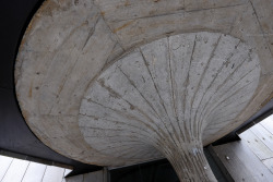 scavengedluxury:  Concrete umbrella. Ljubljana, Slovenia, September