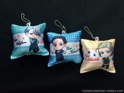 yoimerchandise: YOI x Hagoromo Twin Face Mini Cushions Keychains