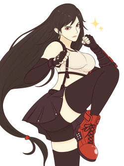 truejekart:Tifa Lockhart from FF7. Can’t wait for the remake!!