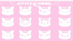 masterskittygirl:  Made a cute kitty mood chart for my master 