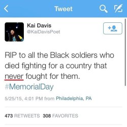 bluekinks:  #MemorialDay #BlackLivesMatter 