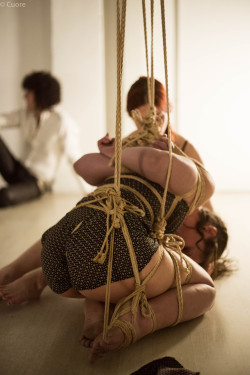 kirigamikinbaku:  Tenshiko & QG, @Rope Jam Sesission Milano,