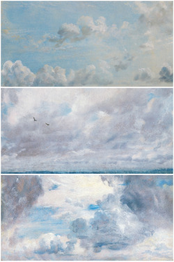 artistoescapefromnormality:    John Constable, Cloud Study, oil