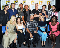 dailydccu:  Cast and director of ‘Suicide Squad’ attend the