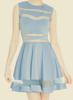 cocodura:  julroses:  tbdressfashion:  lovely light blue dress