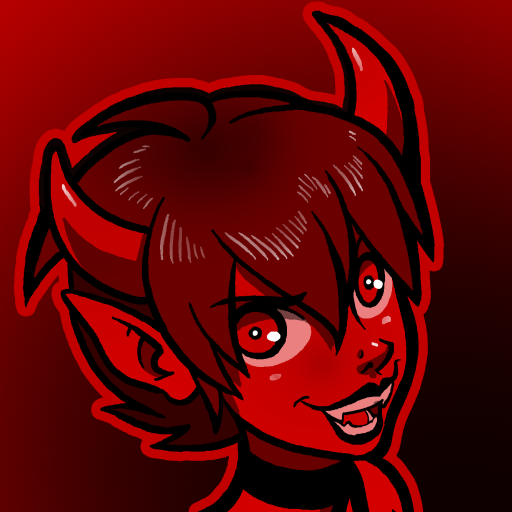 devildames:an early drawing of a series of red devil pin ups