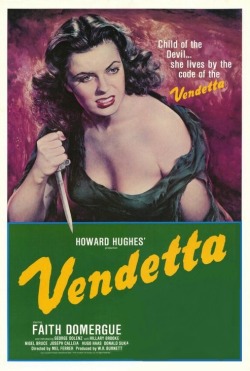 Faith Domergue in Vendetta, 1950. Merci Sly.