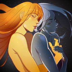 ohnips: Eclipse ♥  Sun & Moon belong to Gabriel Picolo~