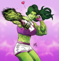 felipesmithart:  ink-imp-sketch:  elrincondekaisermilan:  She-Hulk