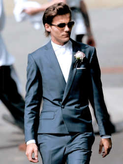 zaynrocksmyworld:  Louis at Jay’s wedding - 20th July 2014
