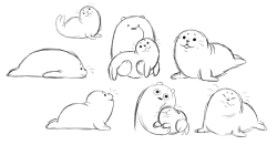 losassen:  Found some seal character explorations I did for last
