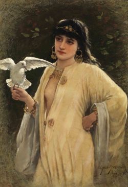 23silence:  Emile Eisman-Semenowsky (1857 -1911) - Jeune fille