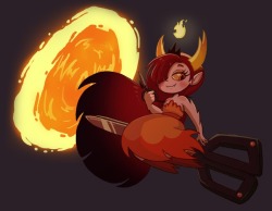 atomicmuffin:You got the mark of Hekapoo, son! 🔥 <3 <3