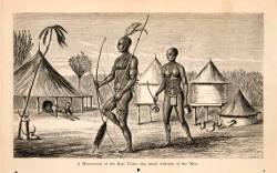 southsud:   An original 1868 black and white wood engraving of the Bari tribe who reside in the South Sudan and occupy the Savanna lands of the White Nile Valley. (source)  